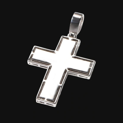 Iced Cross Pendant – Glow in the Dark